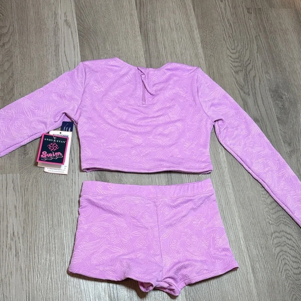 Andy & Evan Kids' Lavender Swim Set